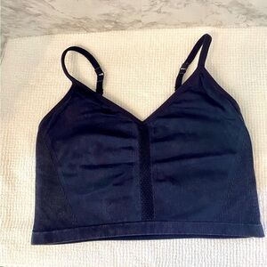 Fabletics Sync Seamless Bralette Washed Deep Navy Size Medium